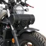 Sacoche guidon moto tête de mort