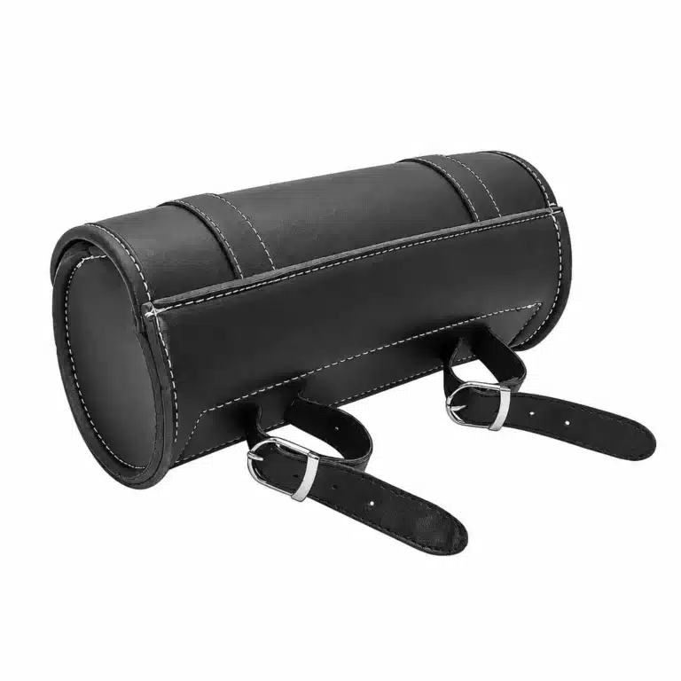 Sacoche guidon moto tête de mort