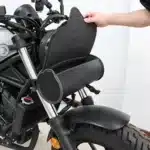 Sacoche guidon moto tête de mort