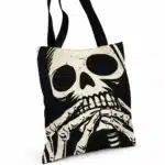 Tote bag grosse tête de mort - 40x40cm Tête de mort