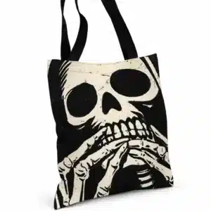 Tote bag grosse tête de mort - 40x40cm Tête de mort