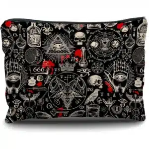 Trousse de maquillage gothique - 18X25cm 1