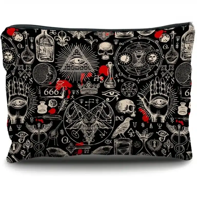 Trousse de maquillage gothique - 18X25cm 1