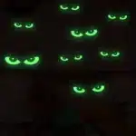 Autocollants fenêtre Halloween phosphorescents