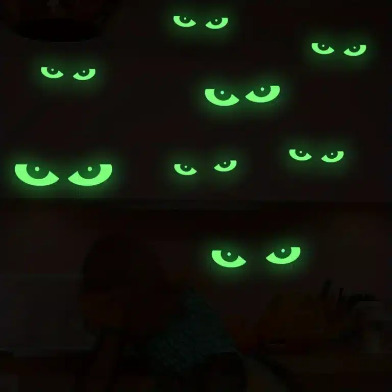 Autocollants fenêtre Halloween phosphorescents