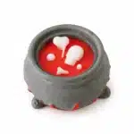 Bougie chaudron tête de mort