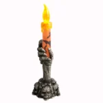 Bougie LED main de squelette