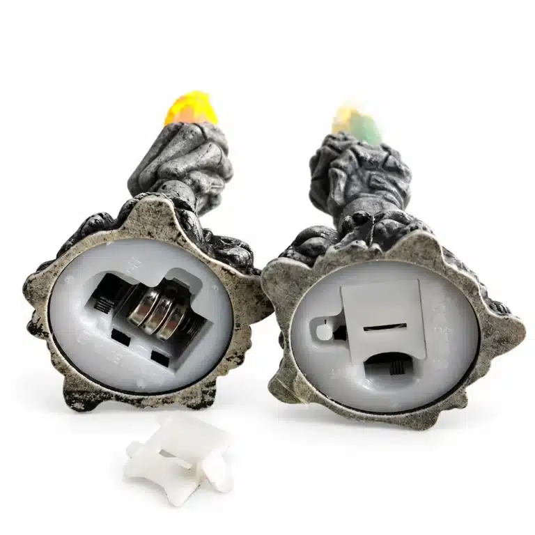 Bougie LED main de squelette