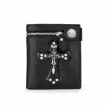 ¨Portefeuille biker croix tête de mort - Sans chaîne