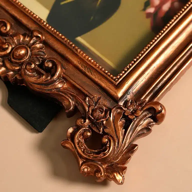 Cadre photo ancien baroque