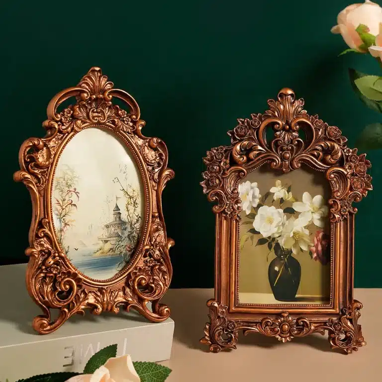 Cadre photo ancien baroque