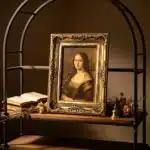 Cadre photo baroque doré
