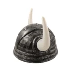 Casque viking à cornes tresses