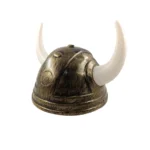 Casque viking à cornes tresses