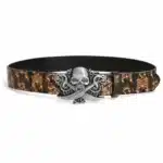 Ceinture pirate tête de mort sabre
