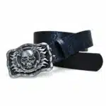 Ceinture tête de mort flamme