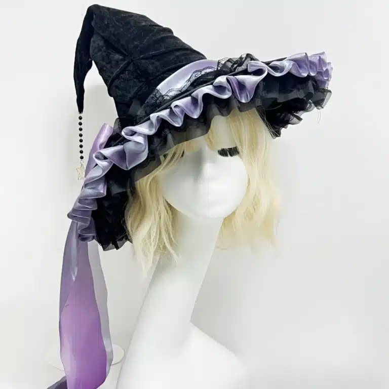 Chapeau de sorcière gothique femme