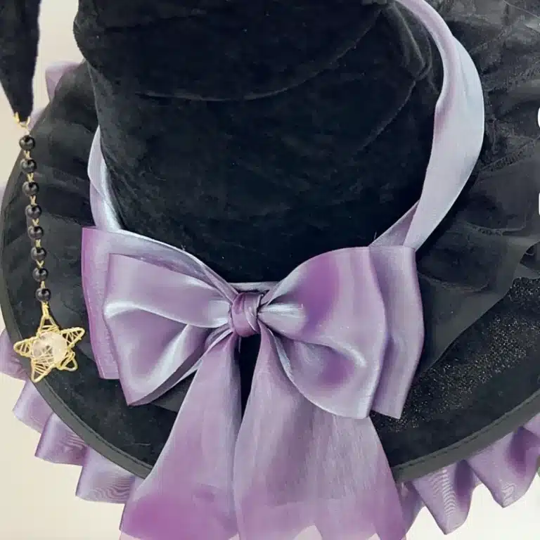 Chapeau de sorcière gothique femme
