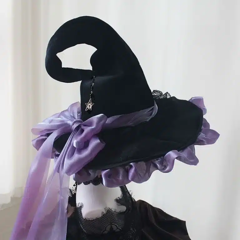 Chapeau de sorcière gothique femme