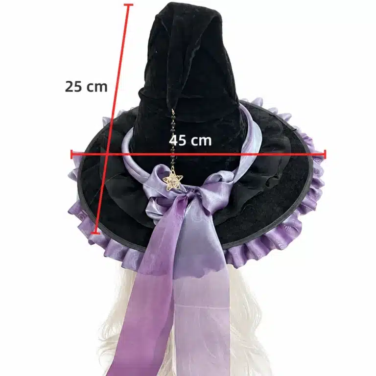 Chapeau de sorcière gothique femme