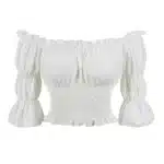 Chemise costume pirate femme - Blanc