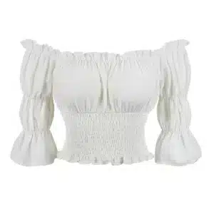 Chemise costume pirate femme - Blanc