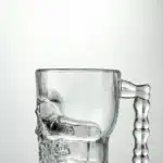 Chope à bière tête de mort