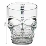 Chope à bière tête de mort