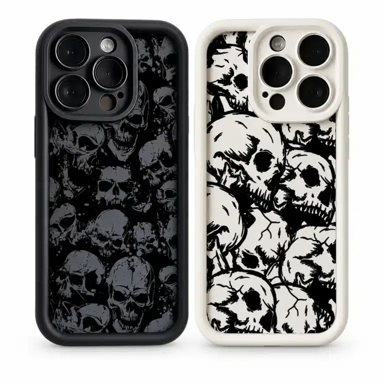 Coque Iphone motif tête de mort
