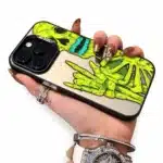 Coque Iphone squelette cartoon - Vert et noir iPhone 13 Pro Max