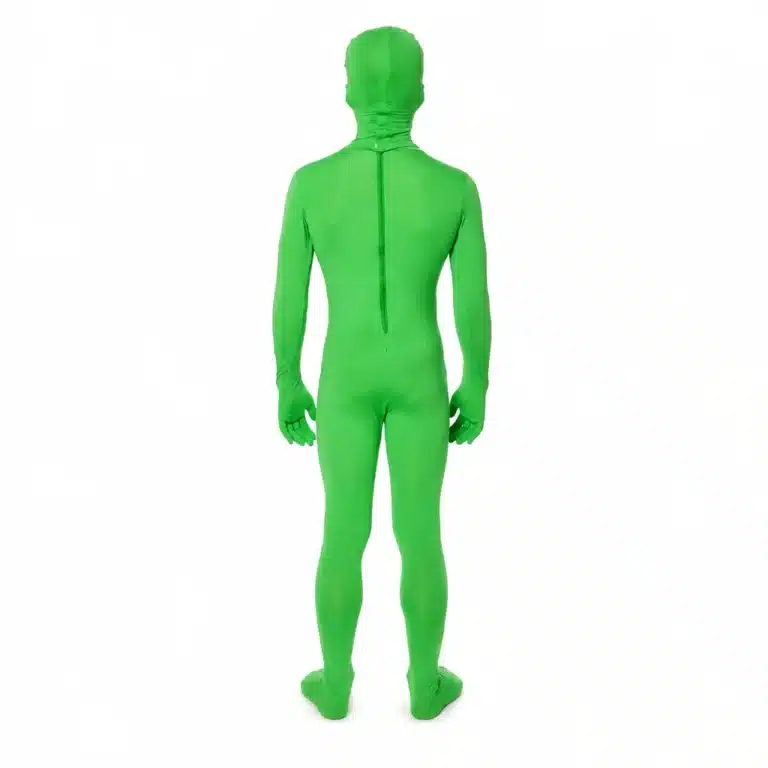 Costume combinaison alien vert