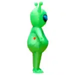 Costume gonflable alien vert