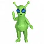 Costume gonflable alien vert - Alien classique