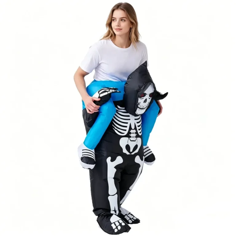 Costume gonflable squelette halloween