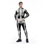 Costume imprimé squelette body - Homme