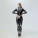 Costume imprimé squelette body