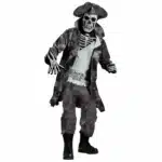 Costume pirate zombie halloween
