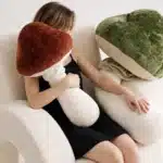 Coussin champignon maison