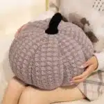 Coussin citrouille peluche