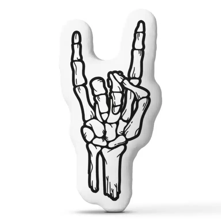 Coussin déco rock canapé