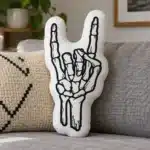 Coussin déco rock canapé
