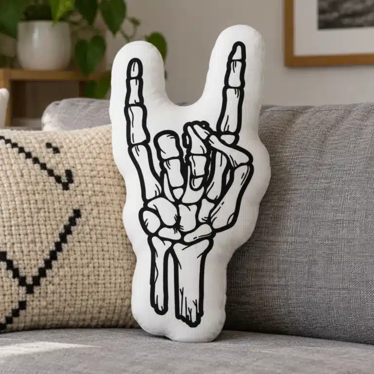 Coussin déco rock canapé