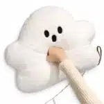 Coussin fantôme peluche