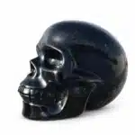 Crâne obsidienne noire