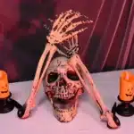 Décoration jardin Halloween squelette