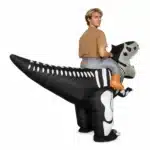 Déguisement dinosaure gonflable squelette