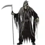 Déguisement faucheuse homme chaînes - noir