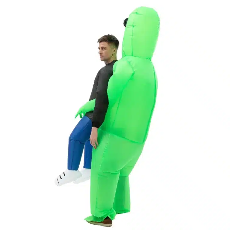 Déguisement gonflable enlèvement extraterrestre