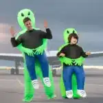 Déguisement gonflable enlèvement extraterrestre