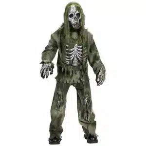 Déguisement zombie squelette halloween - Modèle 1